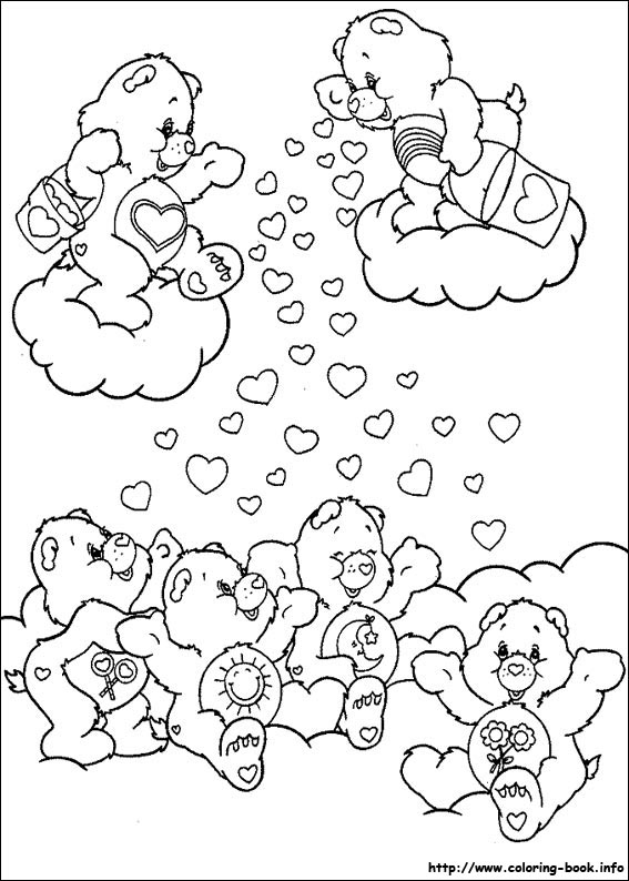 The Care Bears coloring picture